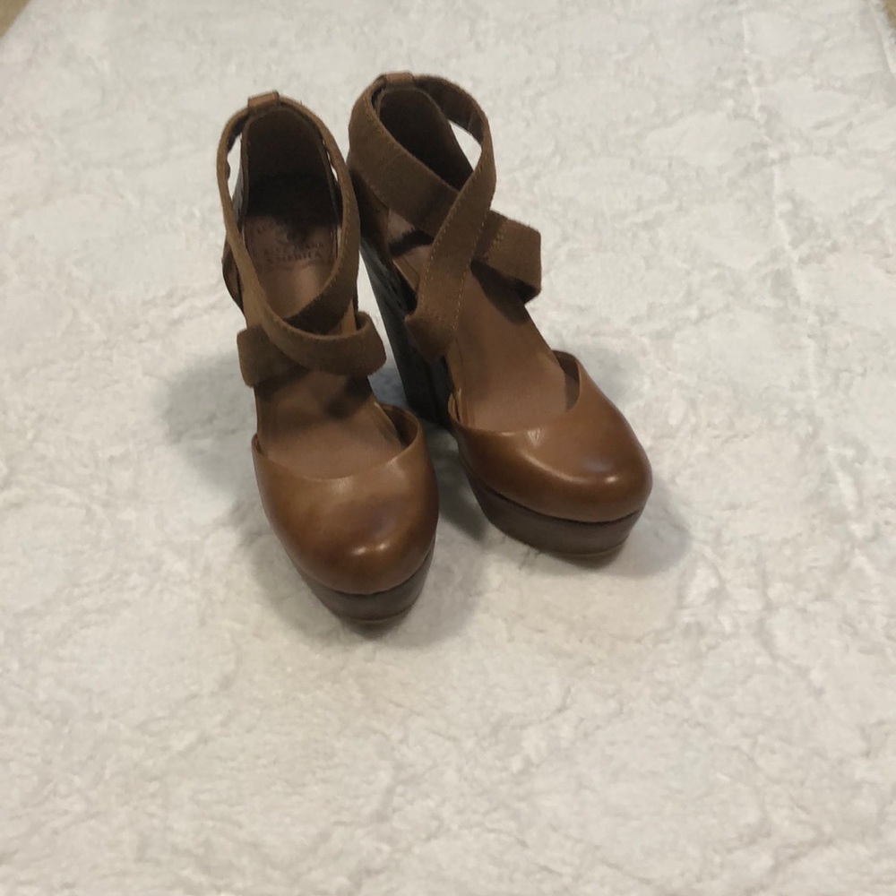 Lucky Brand Nana Wood Sole Wedge